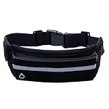 【Beau et Pratique】 Il y a 3 POCHES pour contenir vos besoins, comme un téléphone de moins de 6.5 pouces sans étui, écouteurs, clés, cartes, argent et autres accessoires. Parfait pour homme, femme.