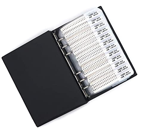 Fasizi 1% 1206 SMD Resistor Assorted Folder (0 ohm-10M ohm) 170value x 50pcs = 8500pcs sample book