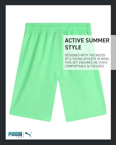 PUMA Boys Quick Dry Swim Trunks Bathing Suit with Pockets Mesh Lining - image 6