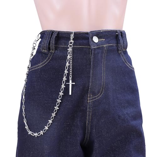 Image of PINKPIN Pants Chain Accessory for Wallets Waist Chains Punk Hip-Hop Streetwear for Men Women