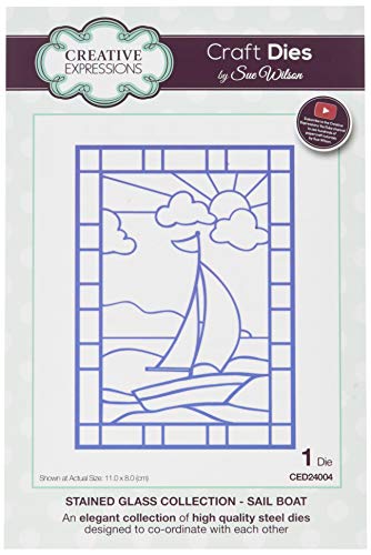 Sue Wilson vetrate Collection Sail Boat Die
