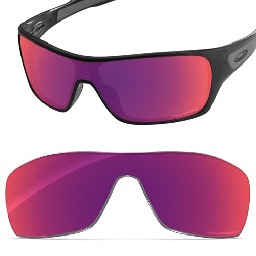 Image of Performance Replacement Lenses Compatible with Oakley Turbine Rotor OO9307 Polarized Etched