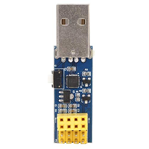 ESP8266 ESP-01 Semiconductor USB Adaptador de módulo WiFi Accesorio de Descarga para Office IDE Science Support Networkinterfacecontrolleradapter