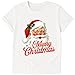 Santa Merry Christmas Family T-Shirt – Handmade - Customizable Backside Text with Name, Year or Text | Personalized for Family, Friends & Couples