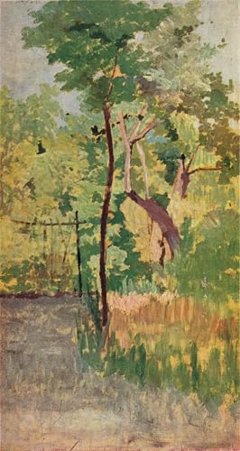 Cuadro Pintura Murales Decor Árbol y Woodpath de Fattori Lienzo 60x90cm