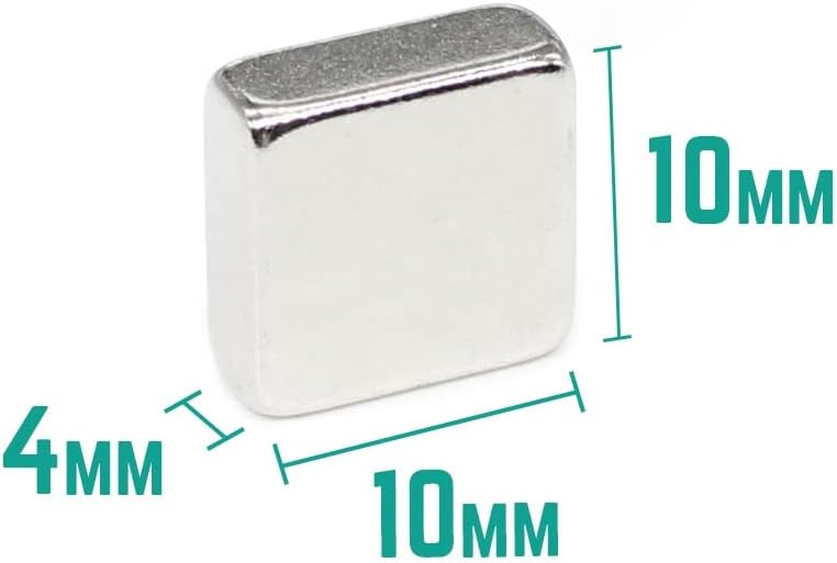 5/10/20/50/100/150PCS 10x10x4 Square Magnetic 10x10x4mm Block Rare Earth Neodymium 10 * 10 * 4 Magnets(20PCS)