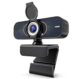weishin 1080P Webcam with Microphone and Privacy Cover Plug&Play