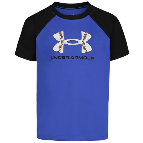 Image of Under Armour Boys' Short Sleeve Baseball Graphic T-Shirt, Lightweight & Breathable, Relaxed Fit