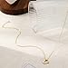 VIROMY Dainty Gold Necklaces for Women Trendy,14K Gold Plated Heart Pendant Necklace Adjustable Necklace Everyday Fashion Jewelry Gifts