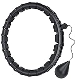 【Leises Lager, machen Sie Ihre Bewegung bequemer】 Die verbesserte 4-teilige 360-Grad-Silentrolle des Hoola Hoop Reifen kann sich gleichmäßig und flexibel drehen, sodass das Geräusch geringer und die Drehung stabiler ist.Mit diesem komfortablen Erlebnis,wir empfehlen, 5 Tage lang 30 Minuten täglich zu trainieren; dann können Sie jedes Mal bis zu 800 Kalorien verbrennen!