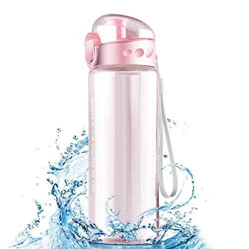 Mesybveo Bouteille d'eau, 780ml Gourde Sport, Bouteille d'eau sans BPA, Anti-Fuite Bouteille Une Seule Pression pour Ouvrir, pour Sports, Salle de Sport, Cyclisme,...