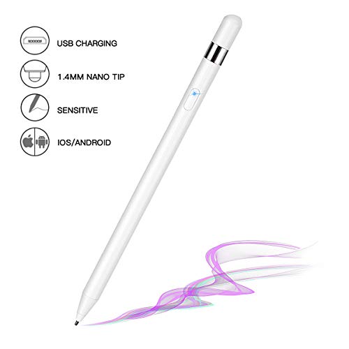 Stylus Pen for Touch Screens, KKUYI Digital Pencil Active Stylus Pens Fine Point