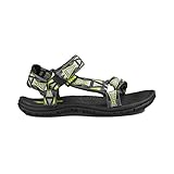 Teva Hurricane 3 Sport Sandal (Toddler/Little Kid/Big Kid), Mosaic/Grey/Lime-T, 6 M US Big Kid