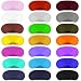 Aneco 50 Pieces Blindfold Eye Mask Shade Cover with Nose Pad and Adjustable Strap for Travel Sleep or Party Supplies, 21 Colors