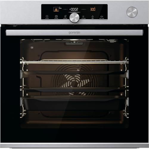 Gorenje OptiBake Advanced BPSA 6747 A08XWI Four encastré/WiFi Connected / 77L / Air chaud/Pyrolyse/AutoBake/Touche/Thermomètre SteamAssist/PizzaMode...