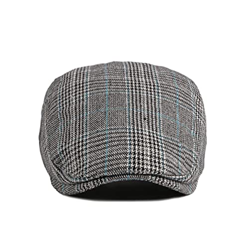 Withmoons Adjustable Newsboy Hats Cotton Tweed Ivy Flat Cap Irish Cabbie Gatsby Golf Yz30108 (Darkgrey) #TOP1