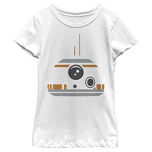 T-shirt Star Wars BB-8 blanc taille S vêtement coton fille