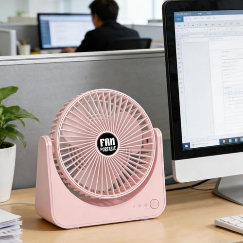Ventilateur de table portable pour éliminer la chaleur au bureau