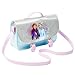 Produktbild Disney Handtasche Mädchen Trend Umhängetasche Kinder Schultertasche Kindertasche Geschenke für Mädchen Teenager Prinzessinnen Glitzer Eiskönigin Frozen Anna ELSA (Blau/Silber Frozen)