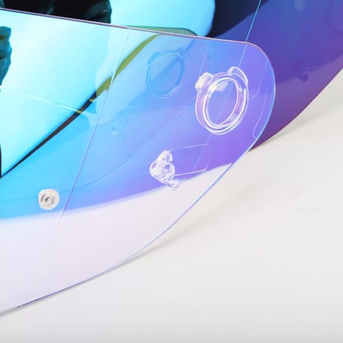 Terizger Helmet Visor Replacement Face Shield for HJC HJ-31 i70/i10 Anti-Fog Pinlock Ready Shield Visor Wind Shield Helmet Lens (Dark Smoke) - Thumbnail 7