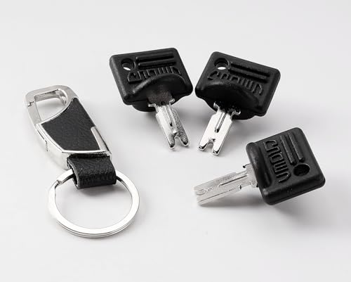 VooGenzek 3 Piezas 107151-002 Llaves de Encendido, Keys para Maquinaria de Construcción, Llaves de Contacto de Repuesto Universales, con Llavero, Compatible con Hyster Mores A214062 Clark Yale VooGenzek 3 Piezas 107151-002 Llaves de Encendido, Keys para Maquinaria de Construcción, Llaves de Contacto de Repuesto Universales, con Llavero, Compatible con Hyster Mores A214062 Clark Yale