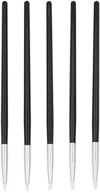 5pcs Dental Resin Brush Pens Dental Shaping Silicone Tooth Tool for Adhesive Composite Dental Shaping Dentistry Laboratory Tools