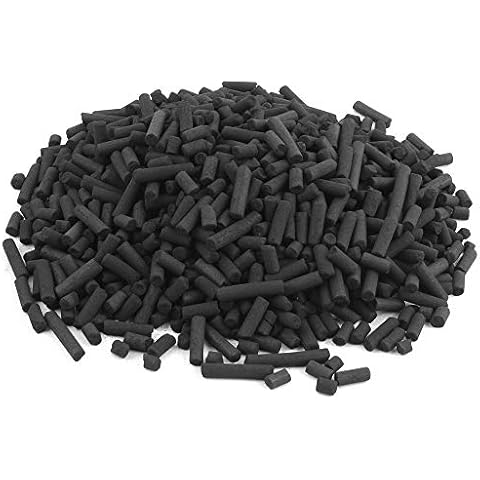 Wave Point 50 lbs (6.4 Gallon - 1 Cubic ft) Premium Virgin Activated Carbon Charcoal Pellets for Aquarium Fish Tank Fish Pond Reef Filter, Bulk Filter Media with 2 Free Media Filter Bags Cover