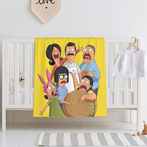 Bob's Belcher Burgers Baby Blankets Breathable Nursery Bed Blankets Throw Kids Toddler Infant Receiving Blanket #TOP28