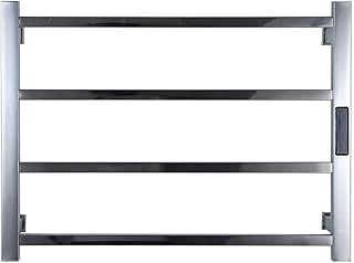 Porte-serviettes multifonctionnel Porte-serviettes Temporisation électrique Tempeline en acier inoxydable Rail de chauffage de serviette rapide Sèche-serviettes Timètre intégré avec indicateurs LCD Fa