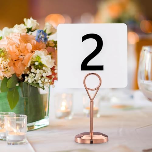Numéros de table pour mariage et banquet plastique double face