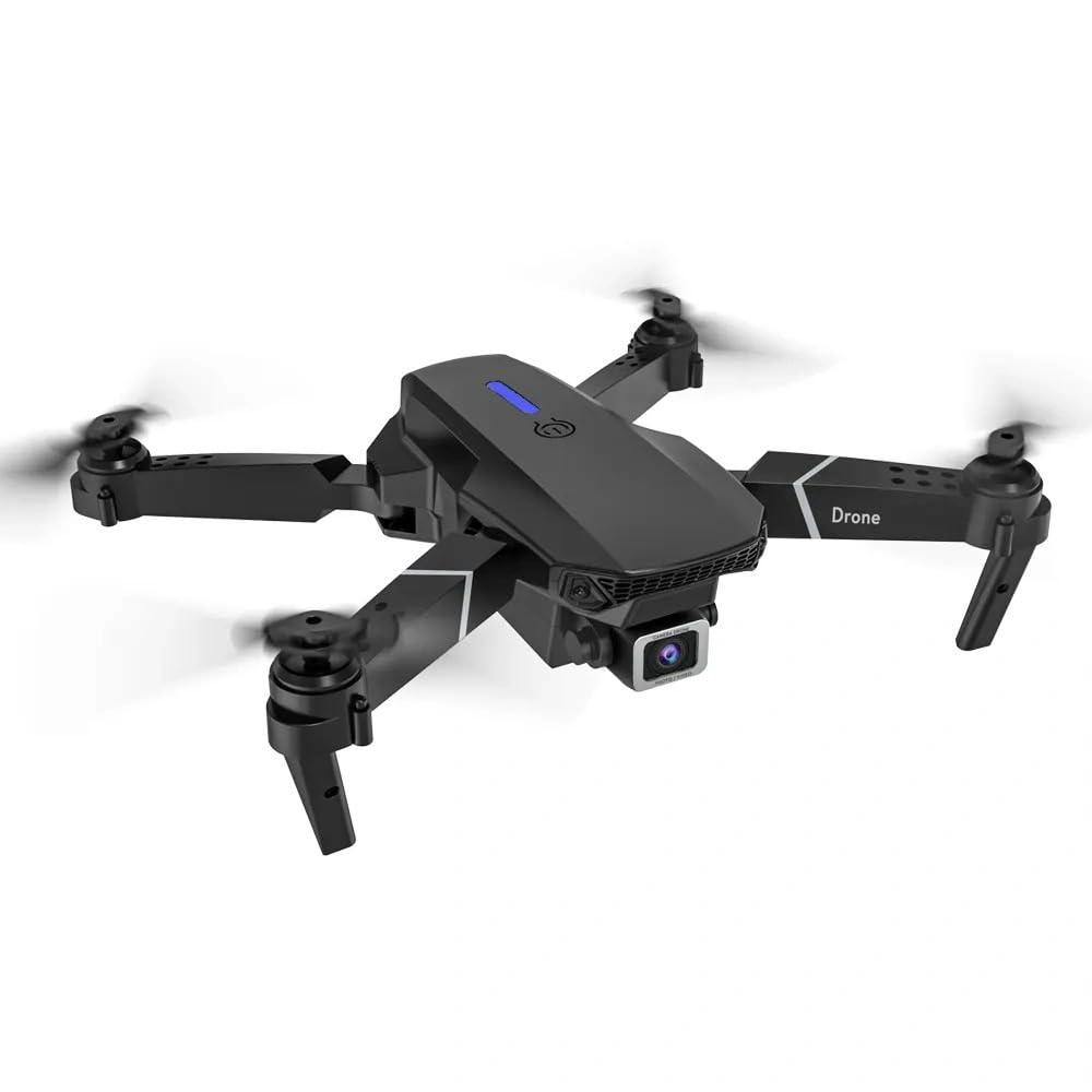 SWA MI Foldable Drone with Camera | 1 Battery WiFi FPV RC Quadcopter | Altitude Hold Headless Mode One Key Take Off | 2.4GHz Remote Control | Black-image-1