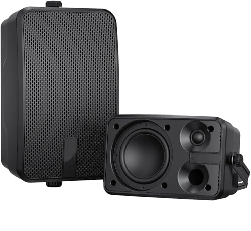 YVU 400W Outdoor Speakers for Patio, Porch, Gazebo,Garage. Active Passive