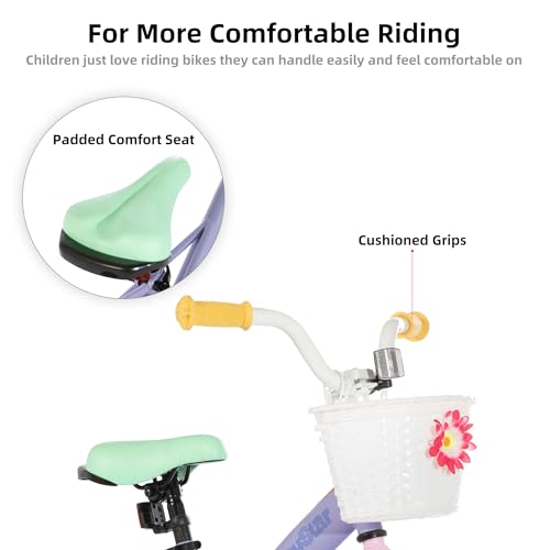 JOYSTAR Rainbow 18 Inch Kids Bike