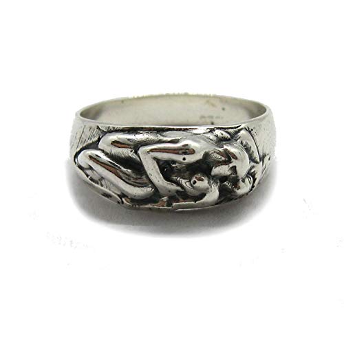 Bague en argent massif 925 Couple amoureux R001826 Empress
