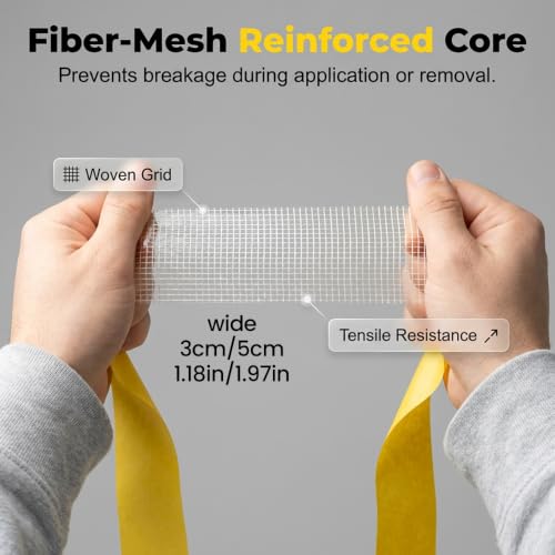 Image of Grid Double-Sided Tape, 2026 New Heavy Duty Double-Sided Mesh Tape, Waterproof Mesh Tapes for Home Carpet and Wall Use (5cmx20m)