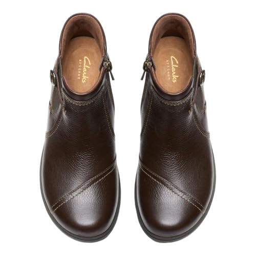 Clarks Clarks Women's Certina Joy Dark Brown Leather 7.5 Medium