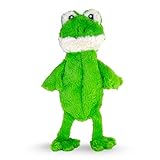 FGA MARKETPLACE Frog Flat NO Stuffing NO Squeak Plush Dog Toy, Funny Style Will Entertain Your Pet for Hours, Recommended for Small and Medium Dog 21 INCH Long