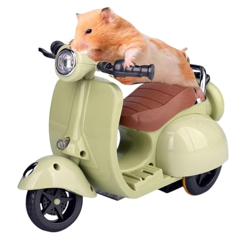 Vitsrisea Motocicleta de juguete para muñecas - Motocicleta de acrobacias para niños con luz y sonido | Juguete eléctrico giratorio de 360°, moto de juguete para figuras de acción, juego creativo para
