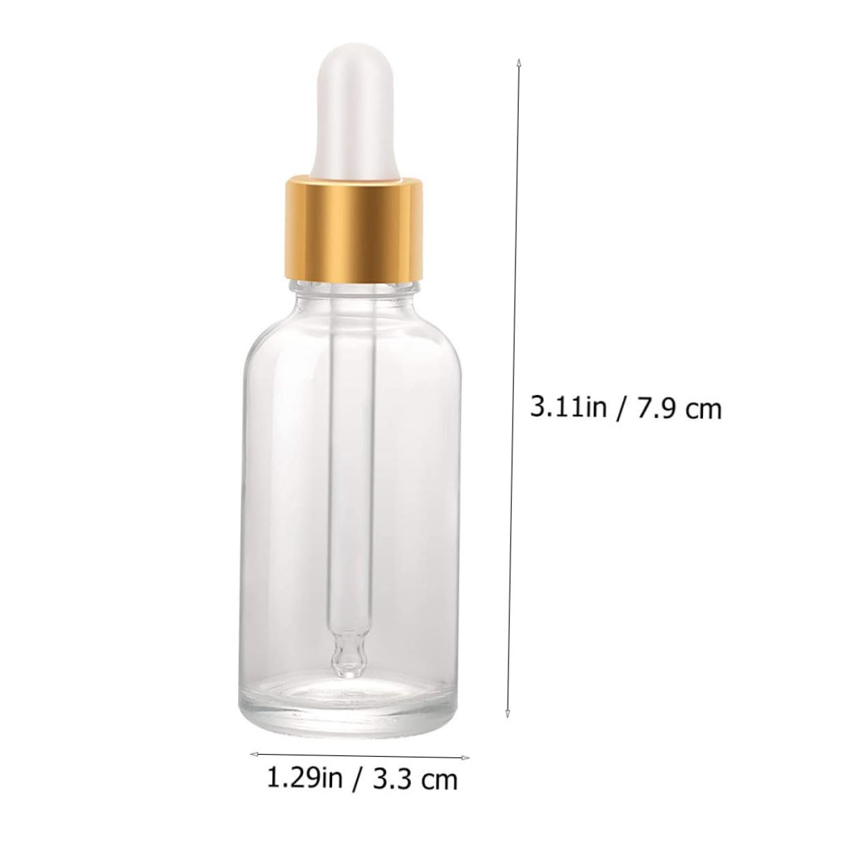 Veemoon Flaconcini Contagocce in Vetro 30 Ml con Tappo Antisperdente, 24 Pezzi con 6 Funghi in Acciaio Inox per Oli Essenziali, Profumi e Cosmetici Reutilizzabili