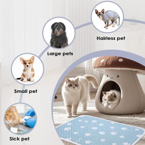 Alfombrilla refrescante para perrera base transpirable perros gatos 5