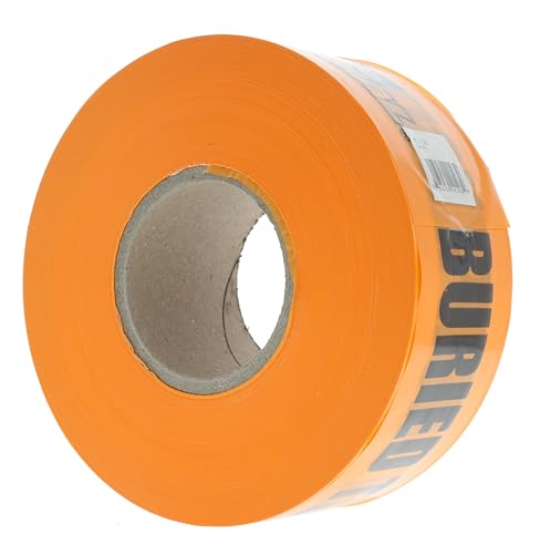 Ruban adhésif indétectable de signalisation souterraine Ideal 42-103 orange - 6