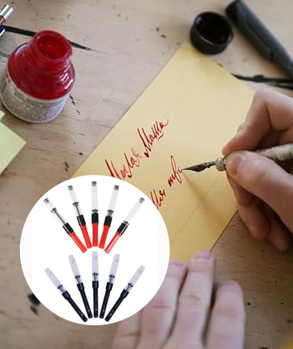 Image of 10Pcs Ink Converter for Fountain Pen, Universal Fountain Pen Refill Converter, Ink Filler for Office Writing, School Assignments, Travel Journaling