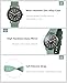 F.ZEGAO Nurse Watch with Second Hand Nursing Women Men, 50M Waterproof Watches for Swimming 12/24 Hour Military Time Luminouse Easy Read Dial, Pulsometer Analog Watch for Nurses (Olive-Green)