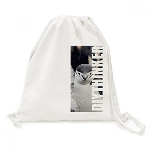 Sac en toile pingouin à cordon pour simplifier vos bagages