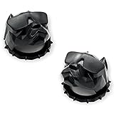 CB 2-Pcs of Push Start Button Cover, Cool Metal Decoration Protective Interior Accessories, Chrome R