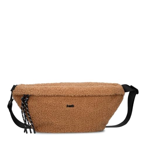 Bolso bandolera de la correa zwei Teddy TEDH80 riñonera casual hip bag toffee marrón claro 4