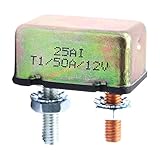 BE-TOOL High-Performance 30A Circuit Breaker, 12V DC Auto-Reset, High/Low Temperature Resistant, SAE J553 Compliant for Heavy Trucks and Marine Applications