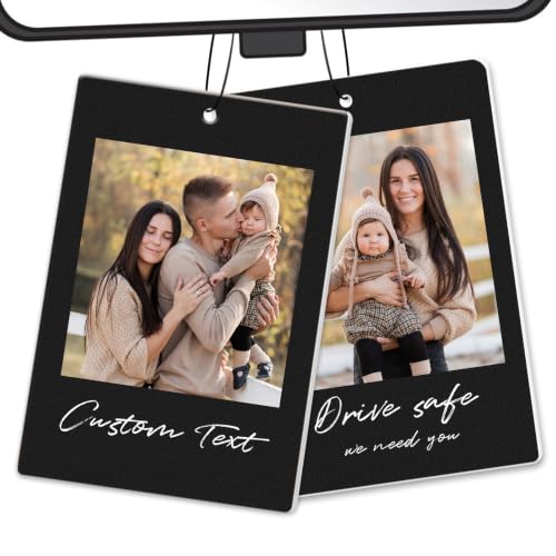 Image of Custom Air Fresheners with Picture, Personalized Air Freshener for Cars, Customized Photo Gift with Scents for Family and Lovers