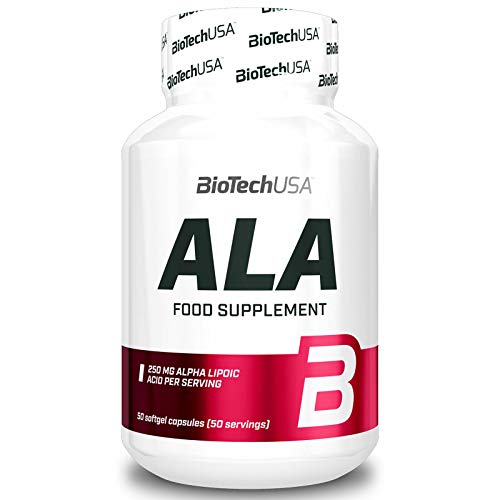 Biotech ALA 50 Capsules | ALA Alpha Lipoic Acid | Powerful Antioxidant | Helps Maintain Normal Blood Sugar Levels