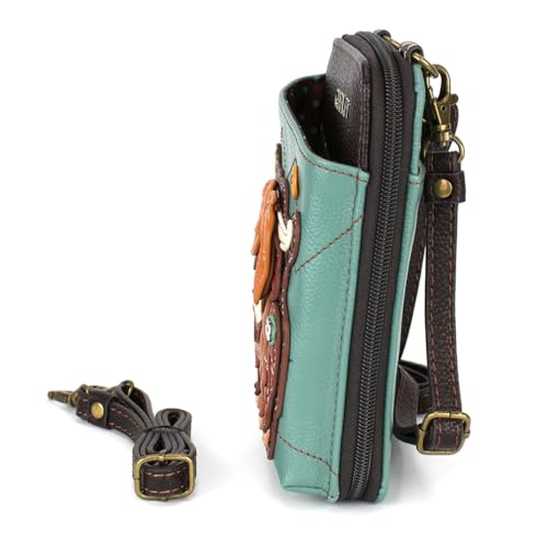Image of CHALA Wallet Crossbody Cell Phone Purse - Women Faux Leather Multicolor Handbag with Adjustable Strap